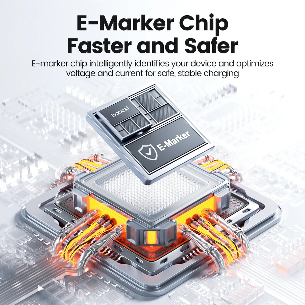 Toocki X111 240W USB C Cable Fast Charging PD3.1 OLED Digital Display Type C to Type C Cable For Macbook iPhone 17 Samsung S25